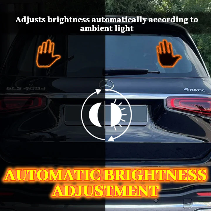 Ceoerty™ LED Car Gesture Light - Middle Finger Light - Wowelo