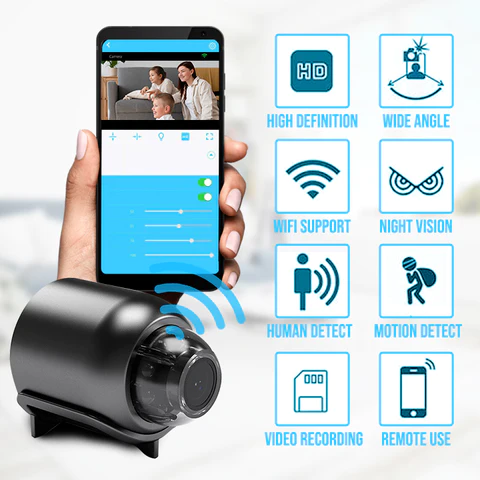 Ceoerty™ NanoLens HD 1080P kompaktna Wi-Fi kamera