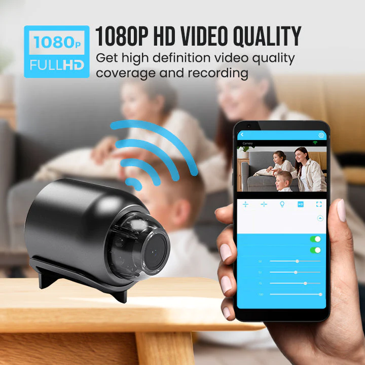 Ceoerty™ NanoLens HD 1080P kompaktna Wi-Fi kamera