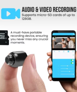 Ceoerty™ NanoLens HD 1080P Compact Wi-Fi Camera