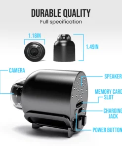 Ceoerty™ NanoLens HD 1080P Compact Wi-Fi Camera