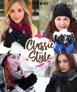 Cithway™ Cute Fluffy Cuffs Women Suede Gloves