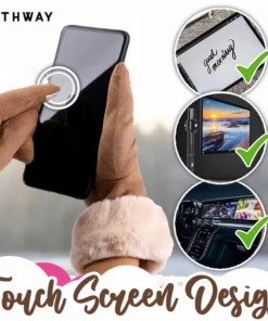 Cithway™ Cute Fluffy Cuffs Women Suede Gloves