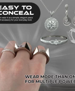 DEMOIO™ presents the 50,000,000 Volt Self-Defense Electroshock Ring