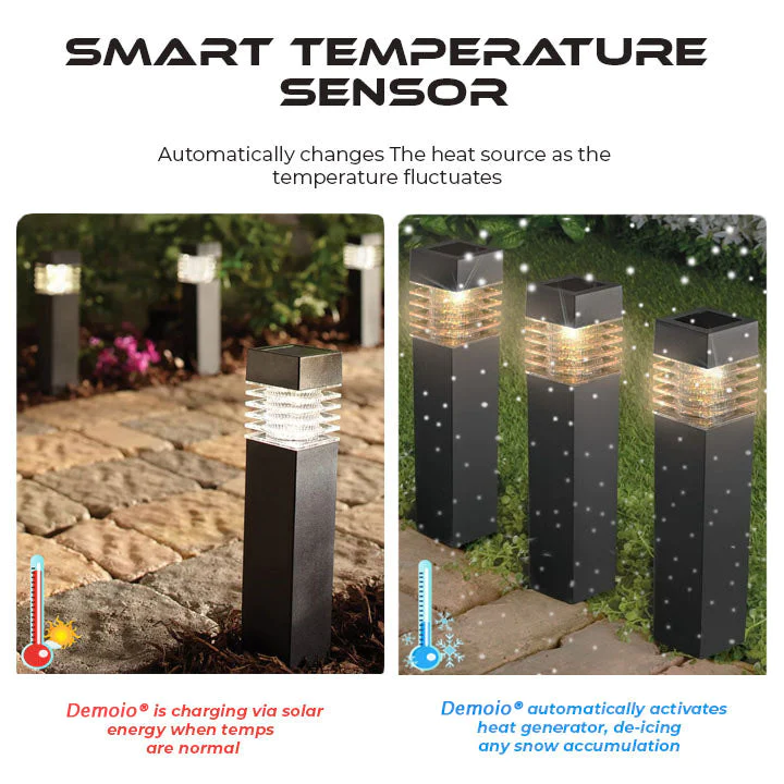 Demoio® WinterGuard EcoThaw Svjetlo za odmrzavanje na solarni pogon