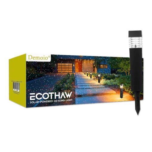 Demoio® WinterGuard EcoThaw Solar-Powered De-Icing Light