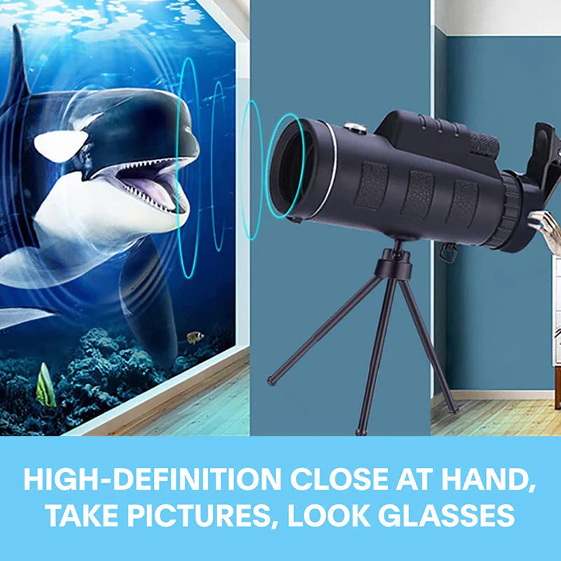 Ultra-kannettava Dobshow™ 500X Night Vision -teleskooppi