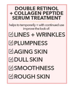 Double Retinol & Collagen Peptide Serum Treatment
