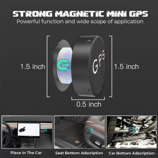 EasyRx™ 5G EasyFind InvisibleEye Mini Magneettinen GPS-seuranta