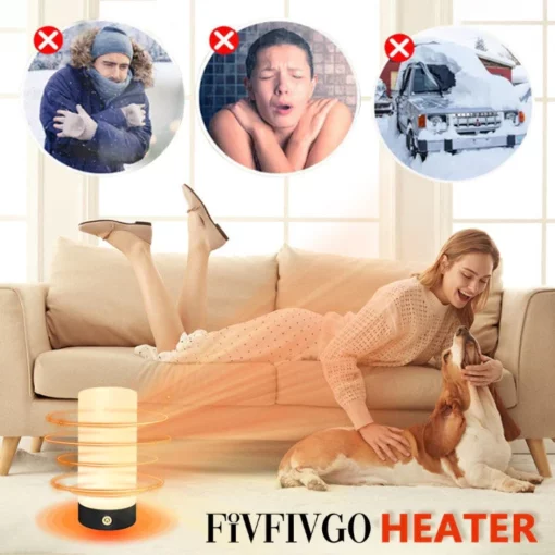 Fivfivgo™ 1500W ultra energeticky účinný prostorový ohřívač