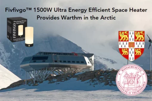 Fivfivgo™ 1500W Ultra Energy Efficient Space Heater