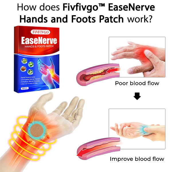 Fivfivgo™ EaseNerve Hände und Füße Pflaster