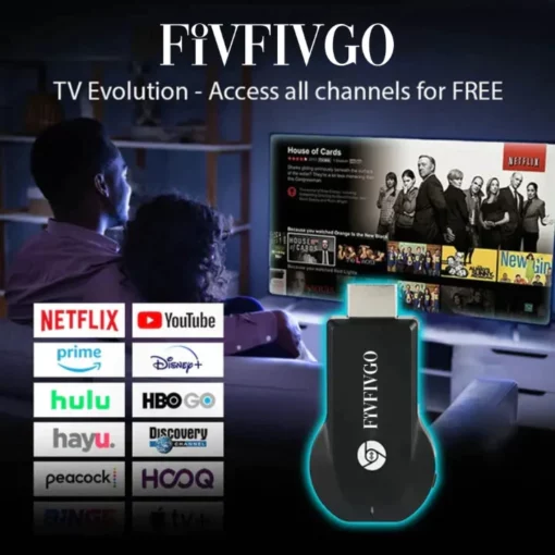 Fivfivgo™ MIni TV Streaming-Gerät - Zugang zu allen Kanälen gratis
