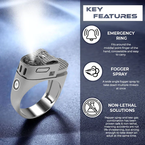 Fivfivgo™ Pepper Spray Survival Ring 