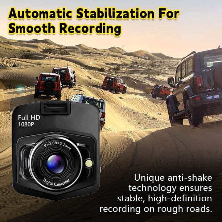 Lamicry™ Shield Auto DVR Kamera - Full HD 1080P Digital Camcorder