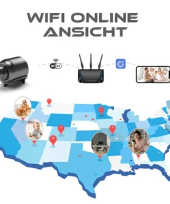Fivfivgo™ 1080P HD Nachtsicht Mini WIFI Kamera