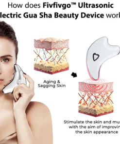 Fivfivgo™ Elektrisches Gua Sha-Ultraschall-Schönheitsgerät