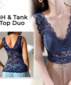 Fivfivgo™ LymphVive Kabelloses Tank Top Spitzen-BH