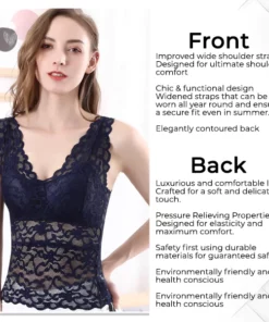 Fivfivgo™ LymphVive Kabelloses Tank Top Spitzen-BH