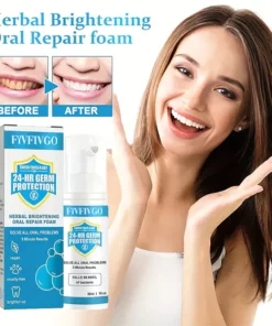 Fivfivgo™ Pflanzlicher aufhellender Reparaturschaum für den Mund