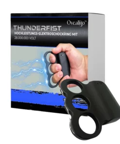Fivfivgo™ ThunderFist Hochleistungs-Elektroschockring mit 28.000.000 Volt