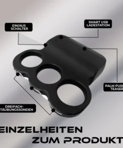 Fivfivgo™ ThunderFist Hochleistungs-Elektroschockring mit 28.000.000 Volt