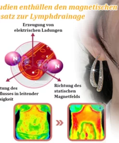 Futusly™ Elegante Lymphmagnet Ohrhaken