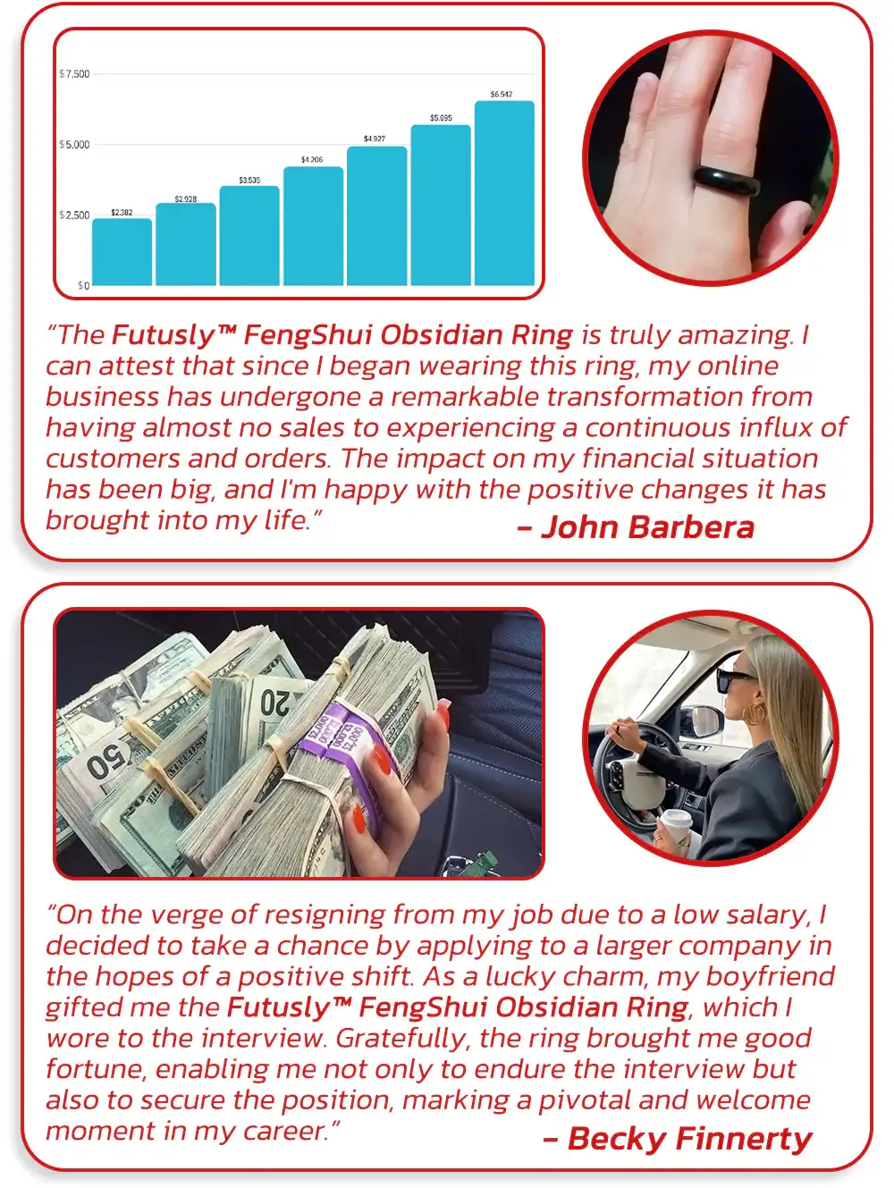 Futusly™ FengShui Obsidian Ring