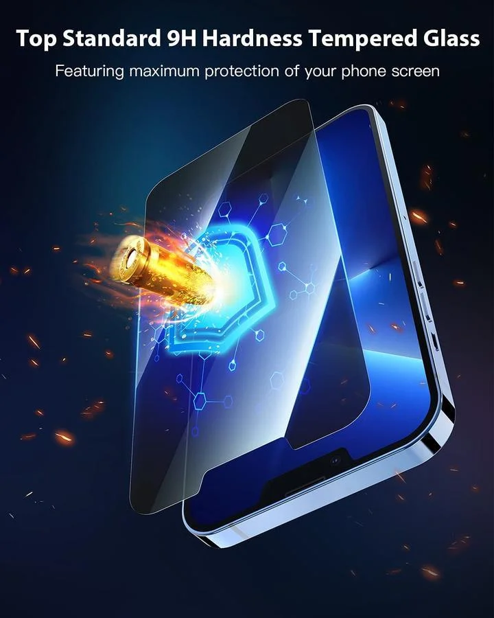 GFOUK™ za iPhone serije 14/15 Privatnost kaljena folija + alat za brzu instalaciju