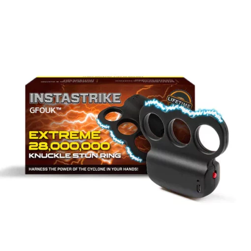 GFOUK™ InstaStrike Ultra Knuckle 28,000,000 XNUMX XNUMX электрашокернае кольца