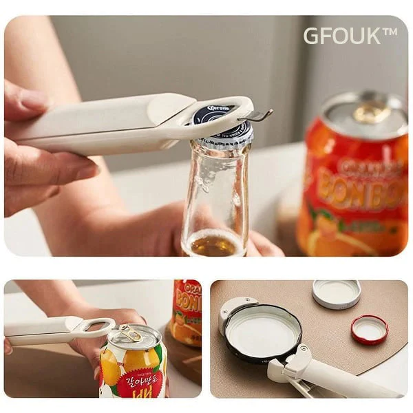 GFOUK™ multyfunksjonele yntrekbare fleskeapner