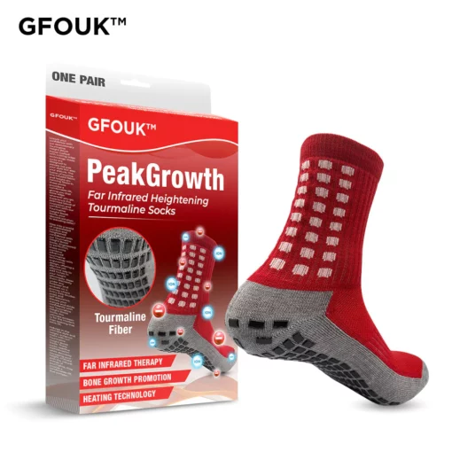 GFOUK™ PeakGrowth Far Infrared Heightening Socks Tourmaline