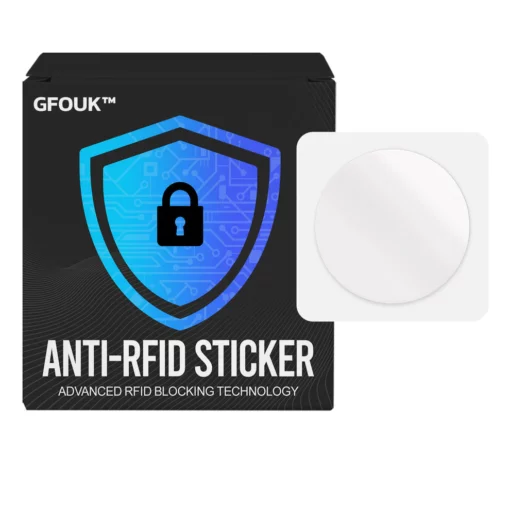 GFOUK™ पारदर्शी एंटी-आरएफआईडी स्टिकर