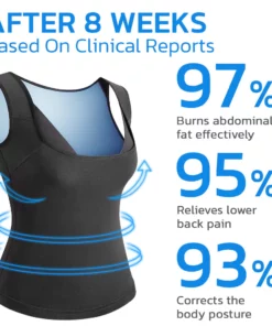 GFOUK™ IONICWAIST Tourmaline Posturecorrect PlusSize Vest