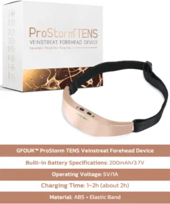 GFOUK™ ProStorm TENS Veinstreat Forehead Device