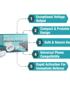GFOUK™️ VoltStrike 50m External Phone Stun Device