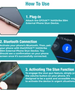 GFOUK™️ VoltStrike 50m External Phone Stun Device