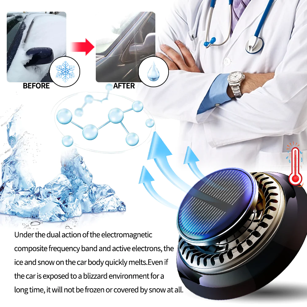 GlaciClear™ Electromagnetic Molecular Interference Antifreeze Snow Removal Instrument