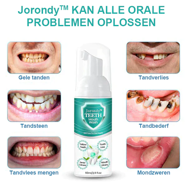 Jorondy™ TEETH Mondwater - Los alle orale problemen op