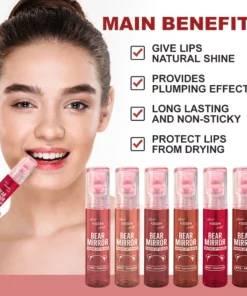 KISSHI™ Bear Mirror Gloss Lip Glaze