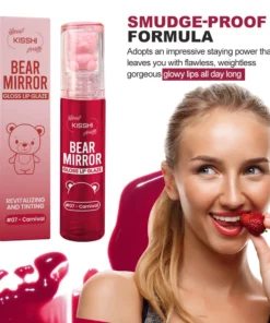 KISSHI™ Bear Mirror Gloss Lip Glaze