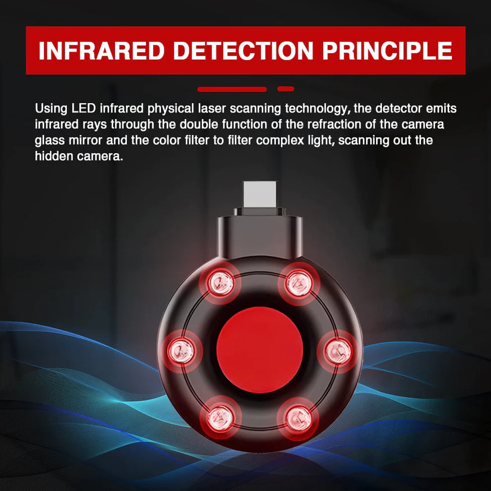 Kisshi™ Portable Infrared Anti-Camera Detector