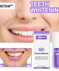 LIMETOW™ Color-correcting Purple Mousse Toothpaste