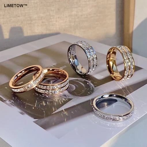 LIMETOW™ Moissanite Spinner Ring