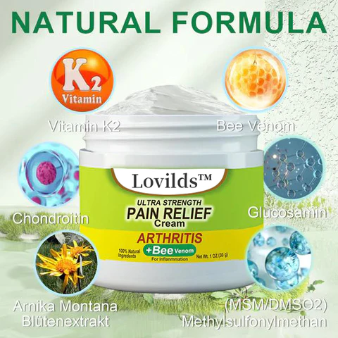 LOVILDS™ Creme de Terapia Óssea e Articular Veneno de Abelha