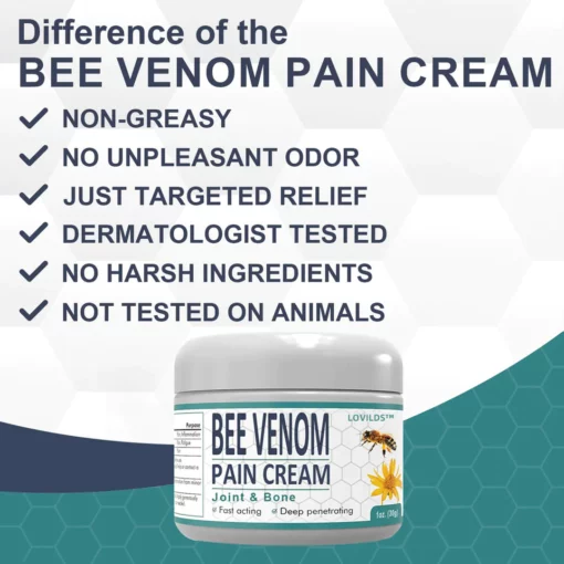 LOVILDS™ Bee Venom Pain and Bone Healing Cream