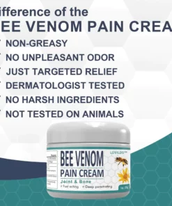 LOVILDS™ Bee Venom Pain and Bone Healing Cream