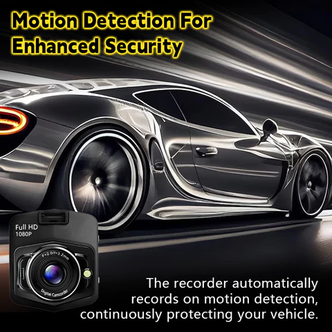 Lamicry™ Shield Auto DVR -kamera - Full HD 1080P -digitaalikamera