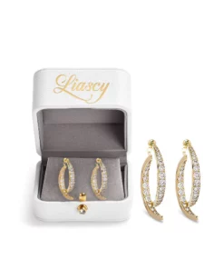 Liascy™ Lymphatech Gemslim CurvedCross Earrings