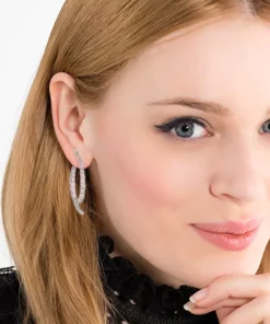 Liascy™ Lymphatech Gemslim CurvedCross Earrings